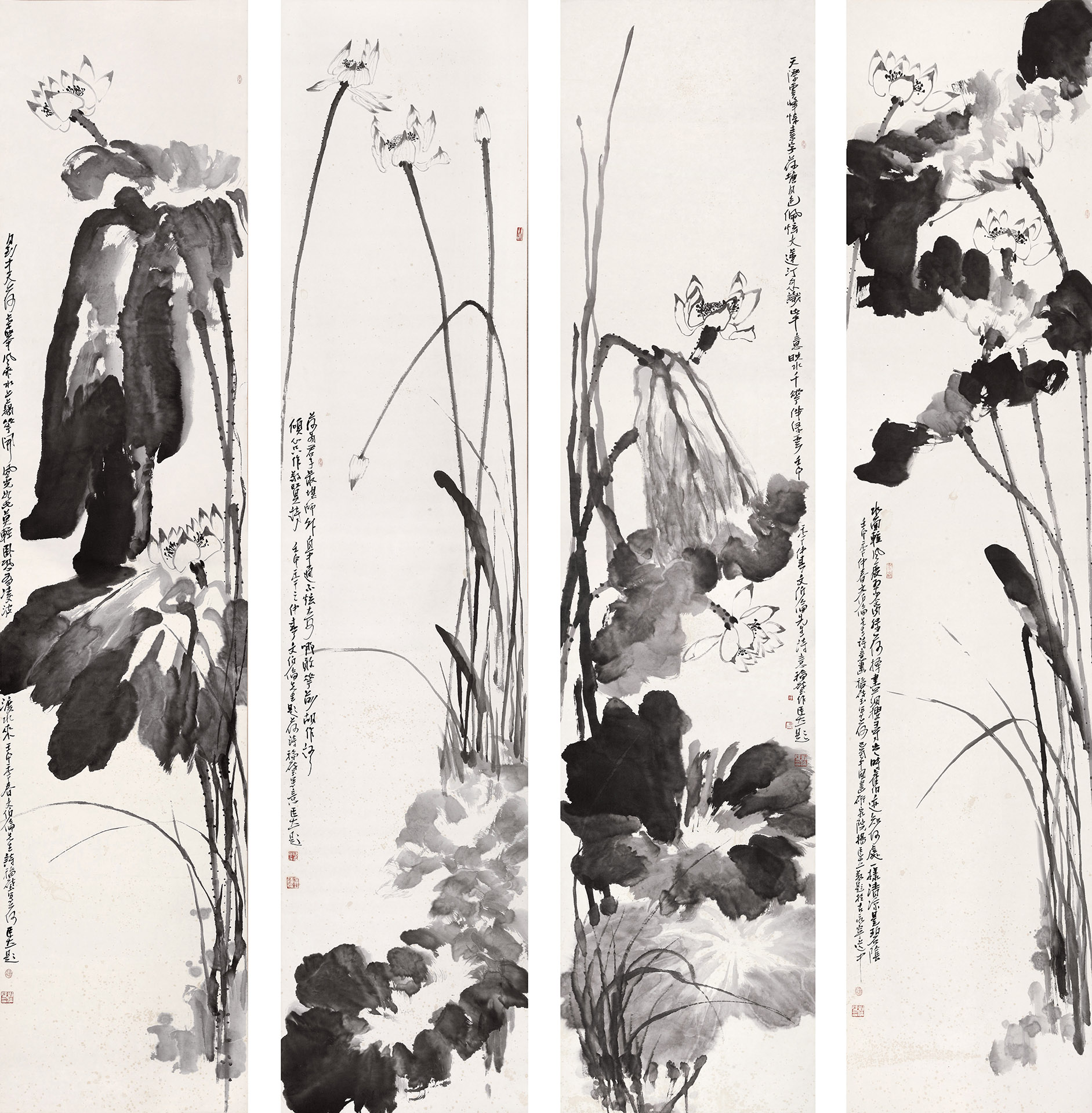 37号-40号 莲洁图四条屏52cm×232cm×4.jpg